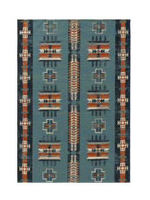 In- & Outdoor Rug Ria Multicolour/Blue
