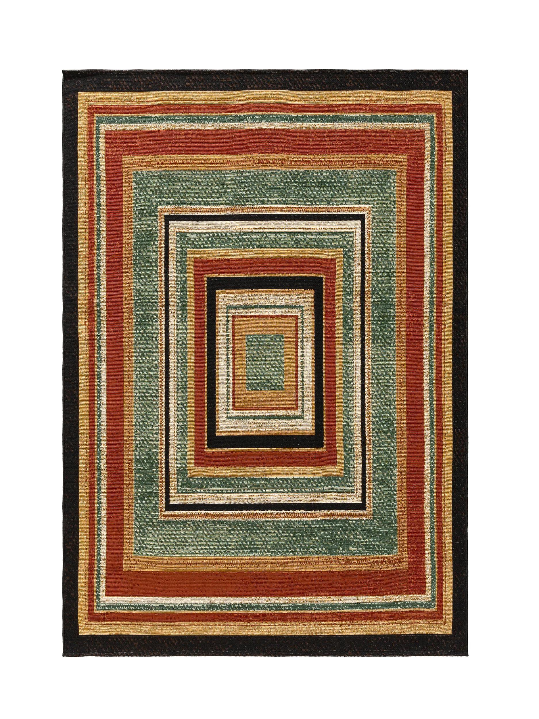 In- & Outdoor Rug Ria Multicolour/Blue