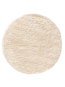 Shaggy Round Rug Ricky Cream