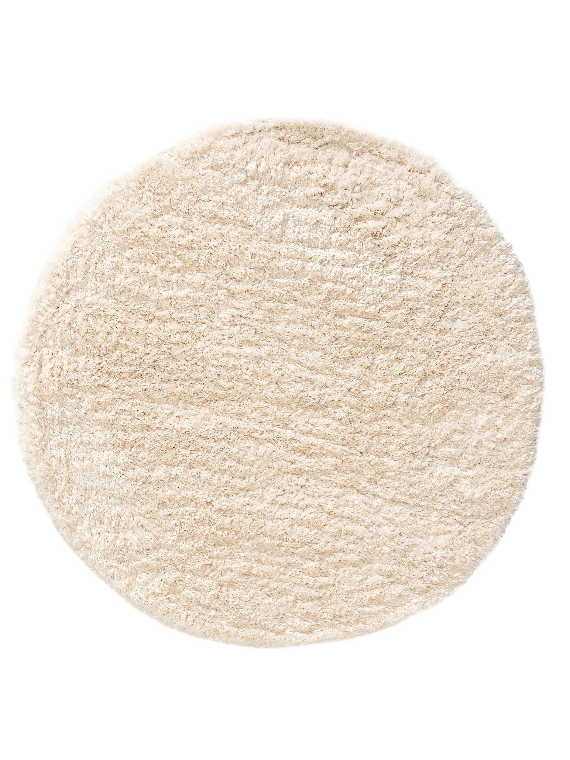Shaggy Round Rug Ricky Cream