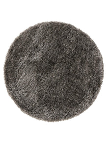 Shaggy Round Rug Ricky Charcoal