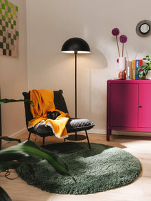 Shaggy Round Rug Ricky Green