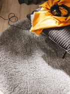 Shaggy Round Rug Ricky Grey