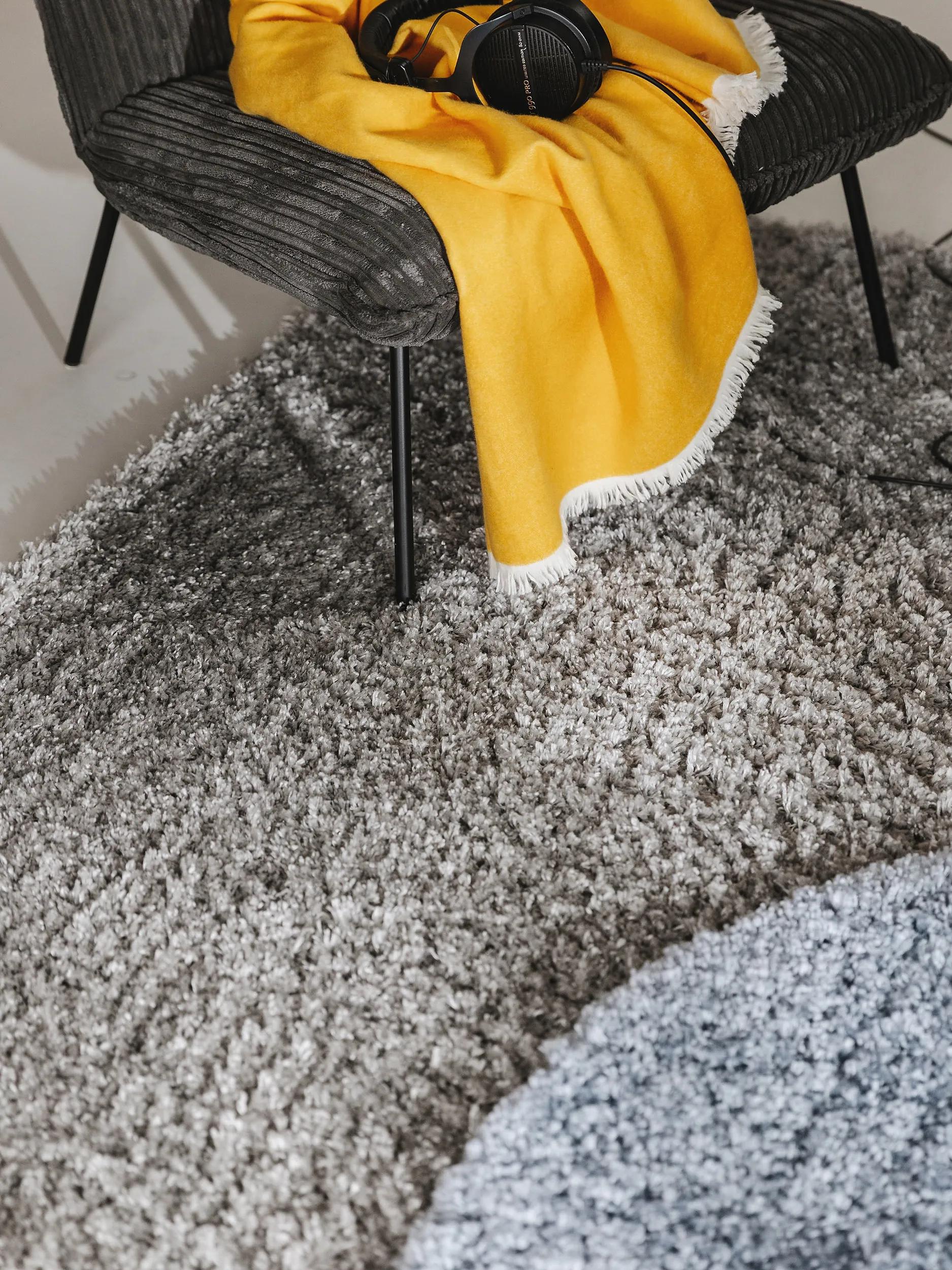 Shaggy rug Ricky Grey