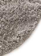 Shaggy Round Rug Ricky Grey