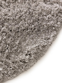 Shaggy Round Rug Ricky Grey
