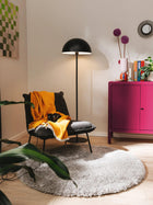 Shaggy Round Rug Ricky Grey