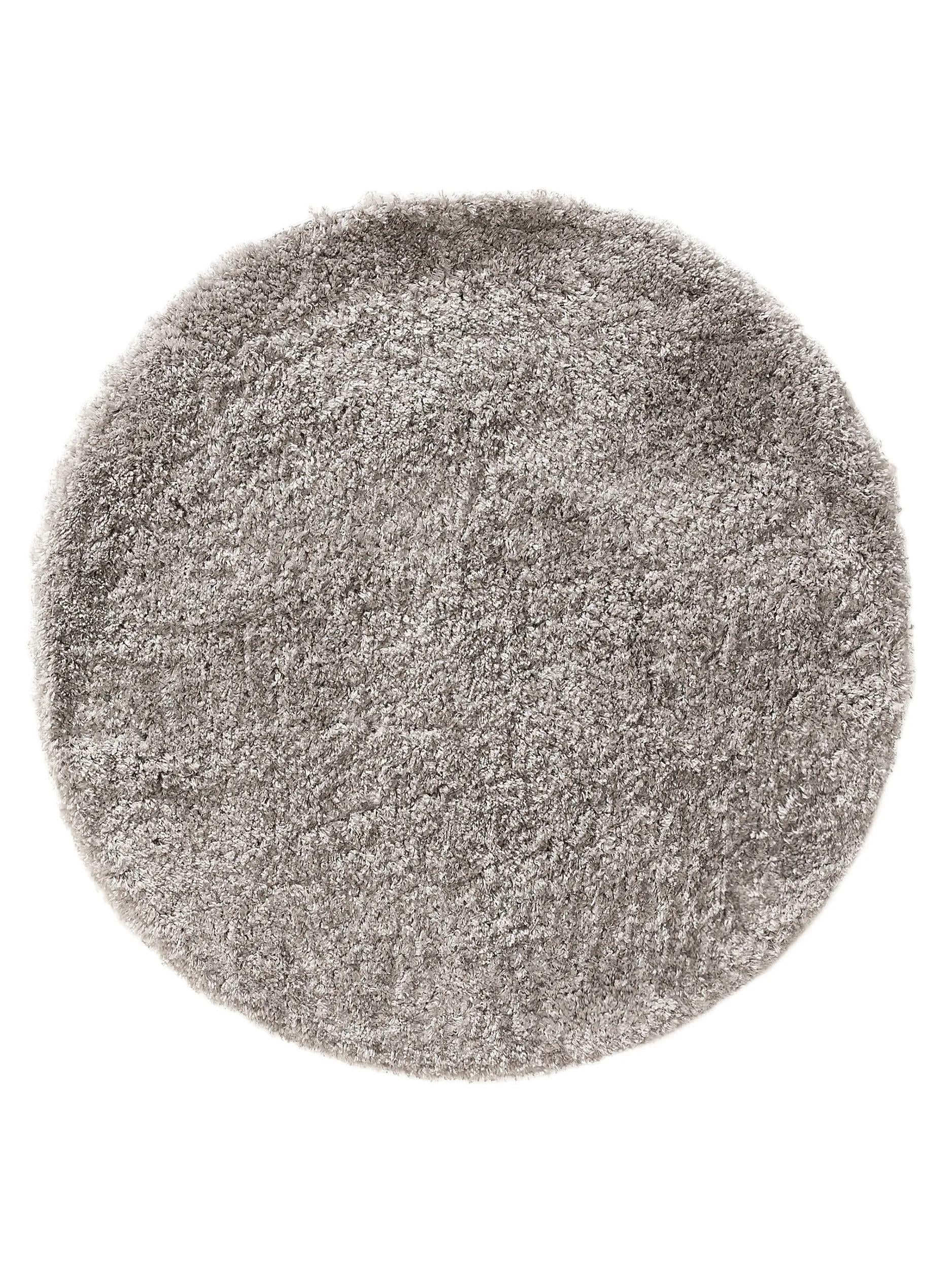 Shaggy Round Rug Ricky Grey
