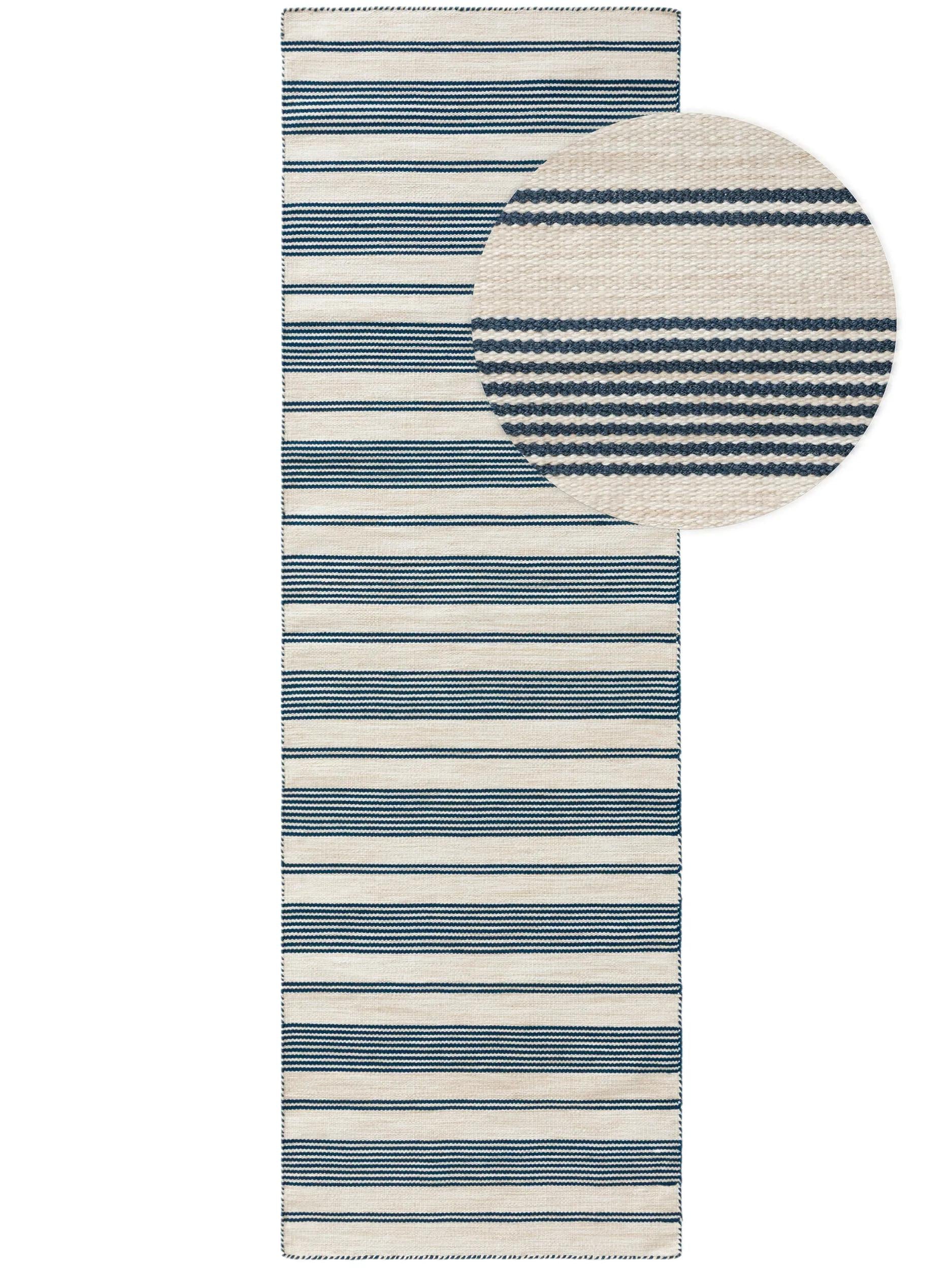 In- & Outdoor Runner Rida Beige/Blue
