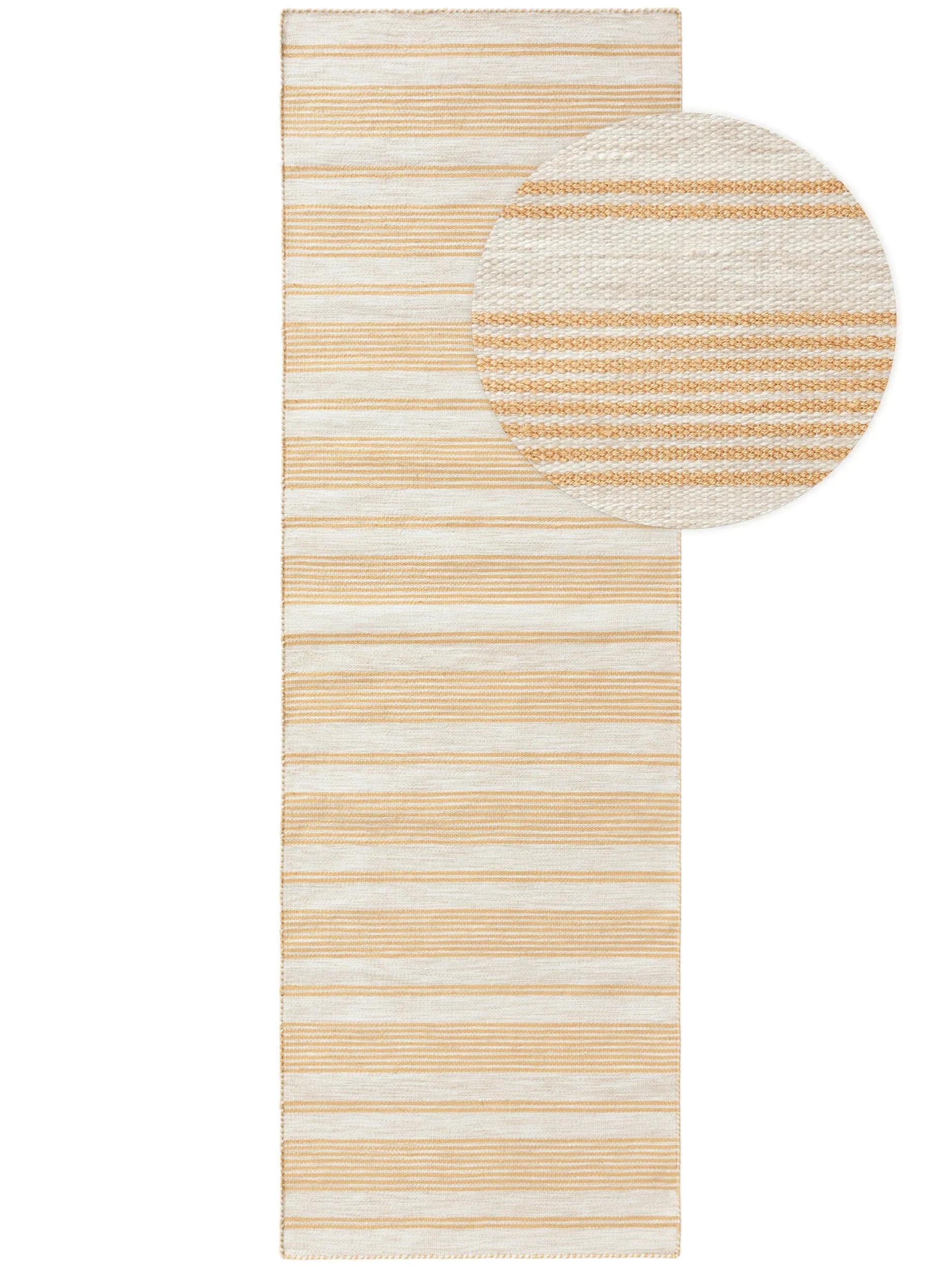 In- & Outdoor Runner Rida Beige/Yellow