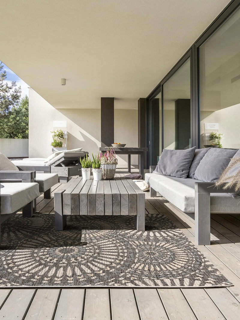 In- & Outdoor Rug River Blue