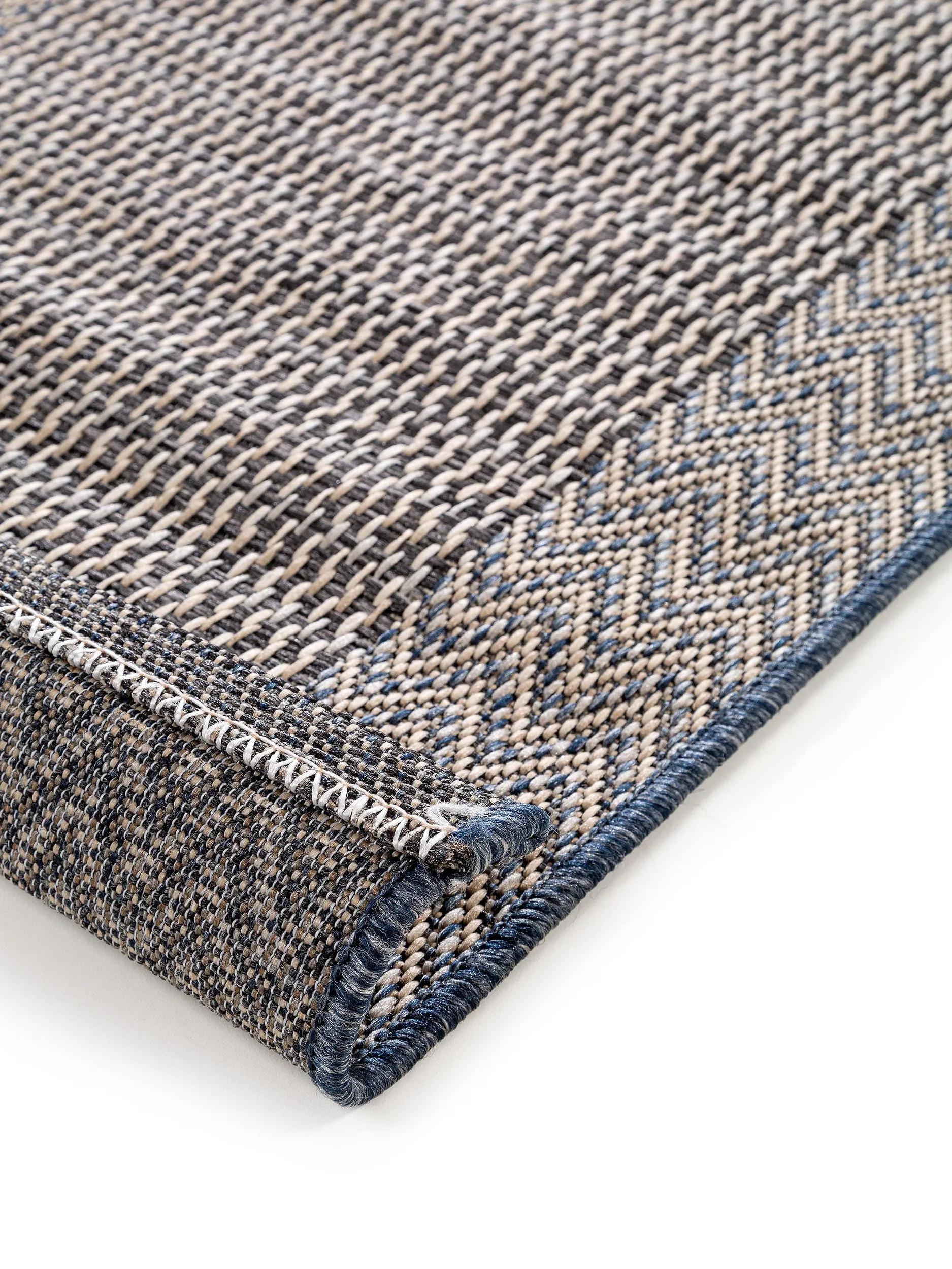In- & Outdoor Runner River Beige/Blue