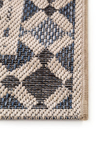 In- & Outdoor Rug River Beige/Blue
