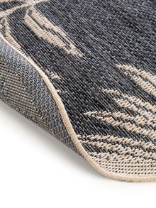 In- & Outdoor Round Rug River Blue