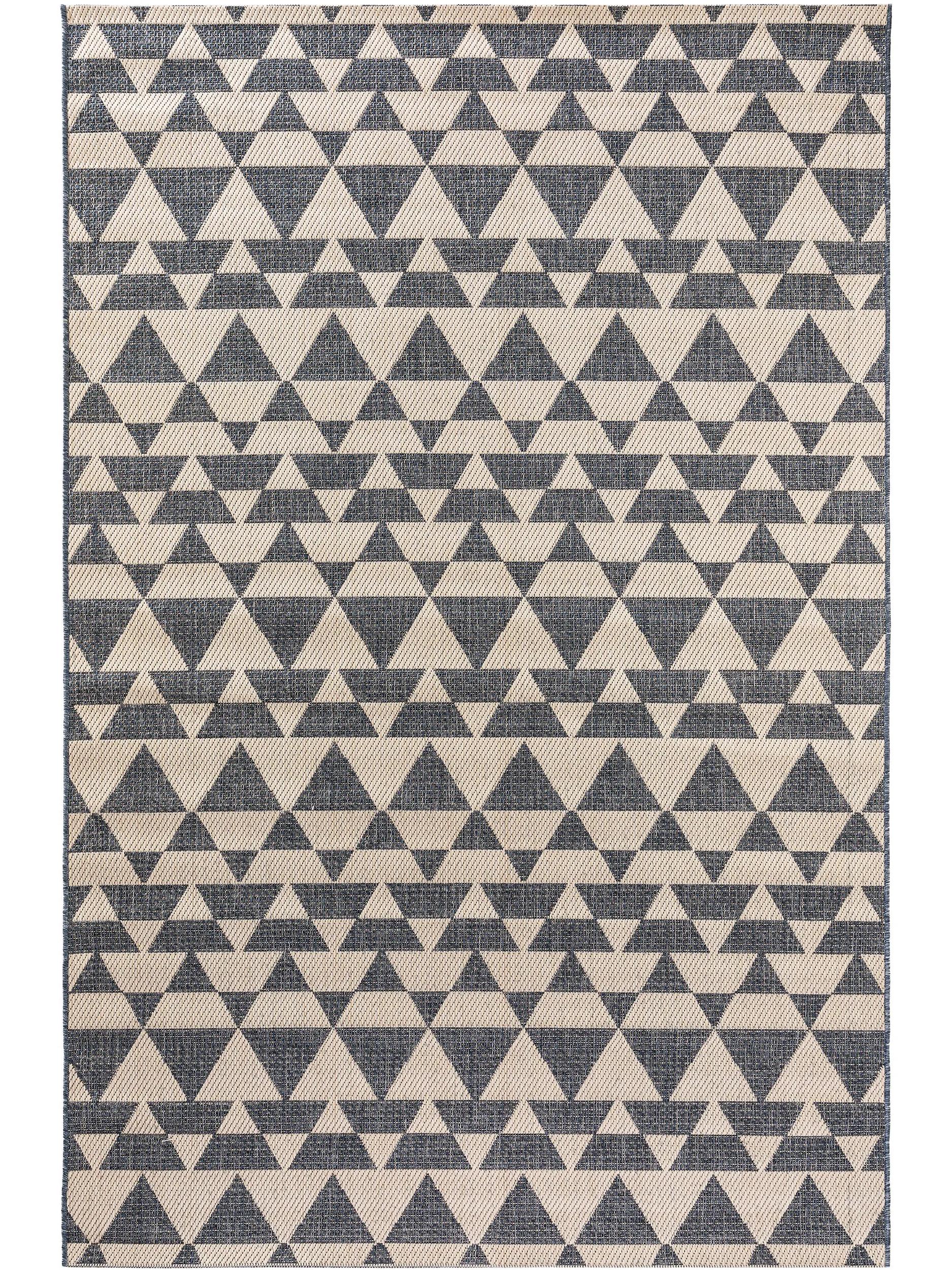 In- & Outdoor Rug River Beige/Blue