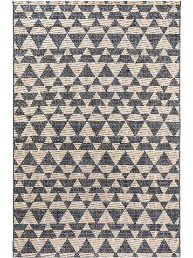 In- & Outdoor Rug River Beige/Blue