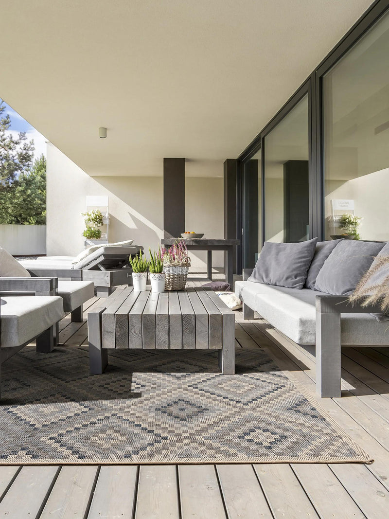 In- & Outdoor Rug River Blue