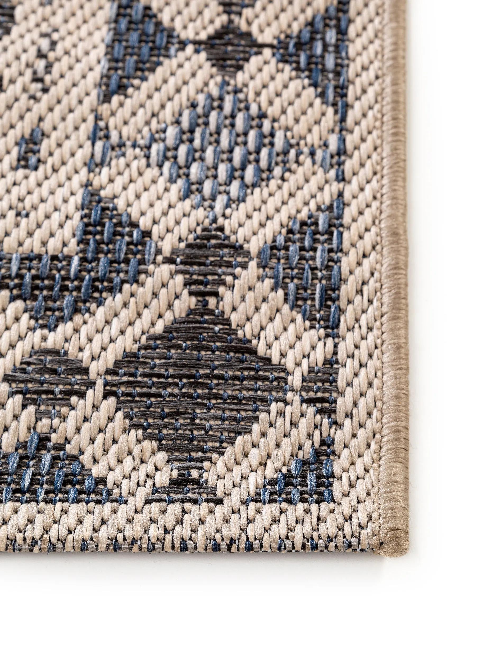 In- & Outdoor Runner River Beige/Blue