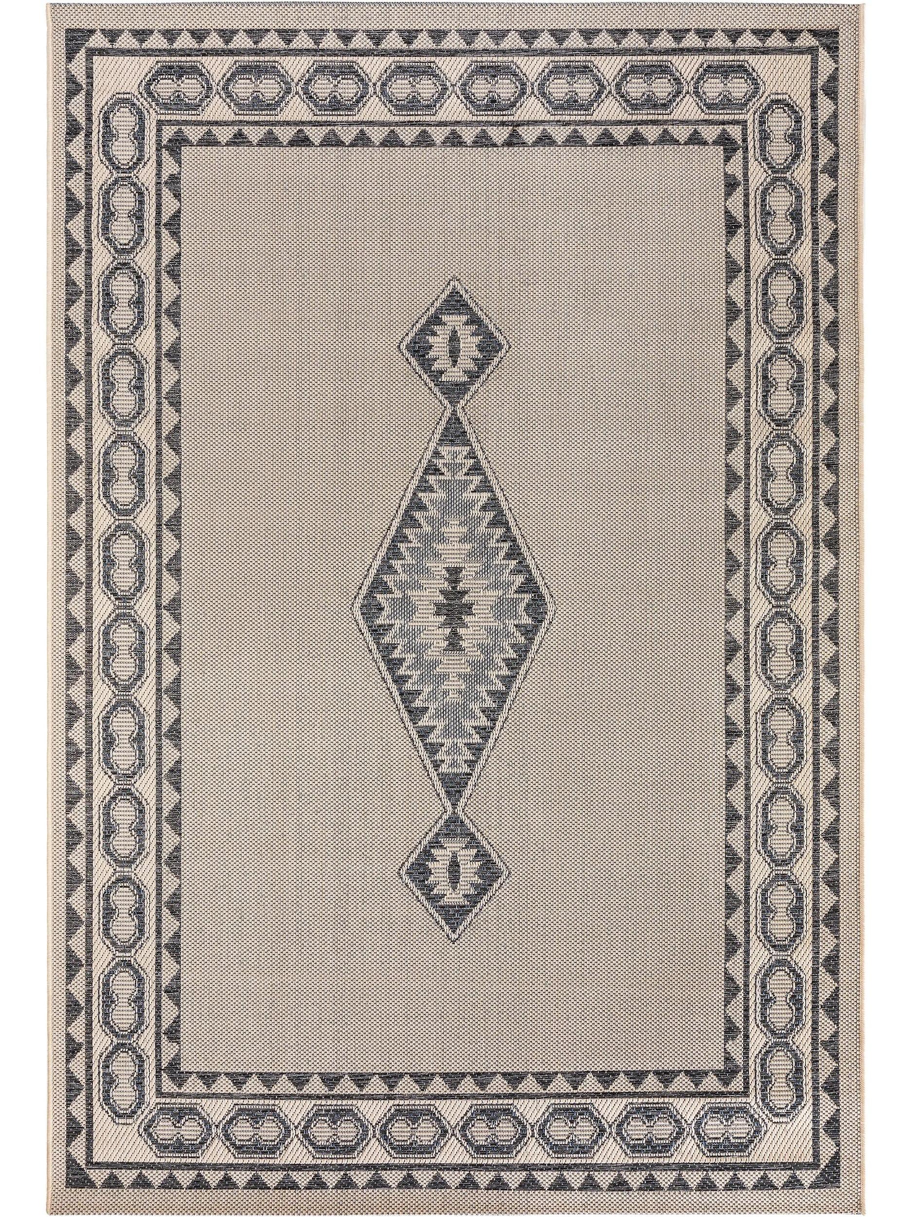 In- & Outdoor Rug River Beige/Blue
