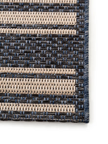 In- & Outdoor Rug River Beige/Blue