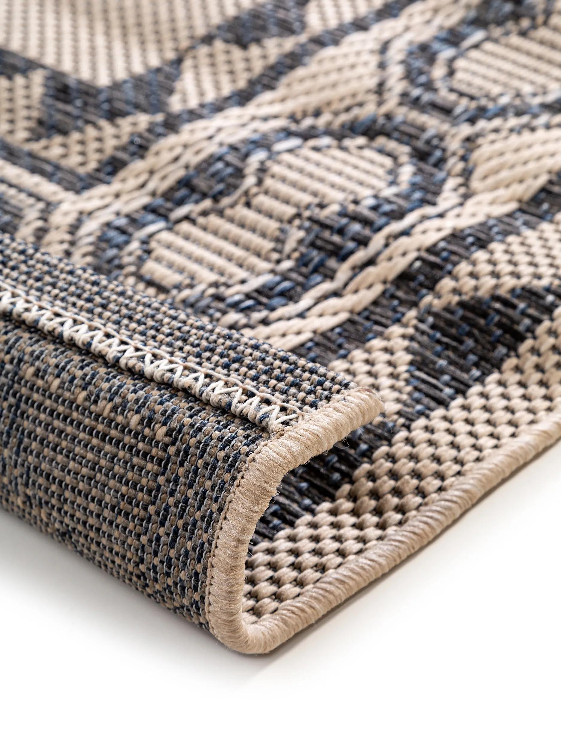 In- & Outdoor Rug River Beige/Blue