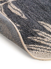 In- & Outdoor Round Rug River Blue