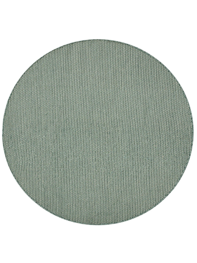 Round Wool Rug Rocco Green