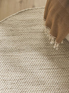 Tapis en laine Rocco crème