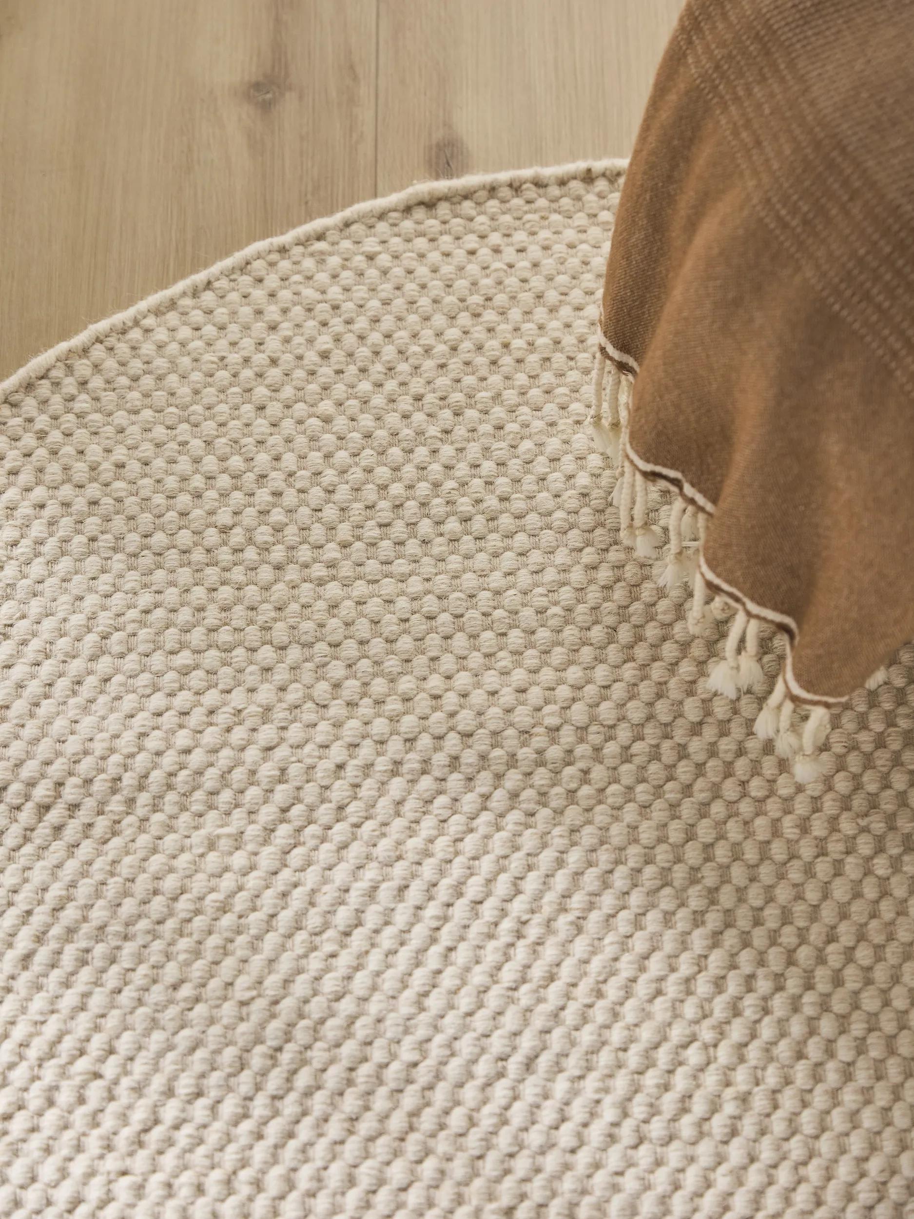 Wool Rug Rocco White