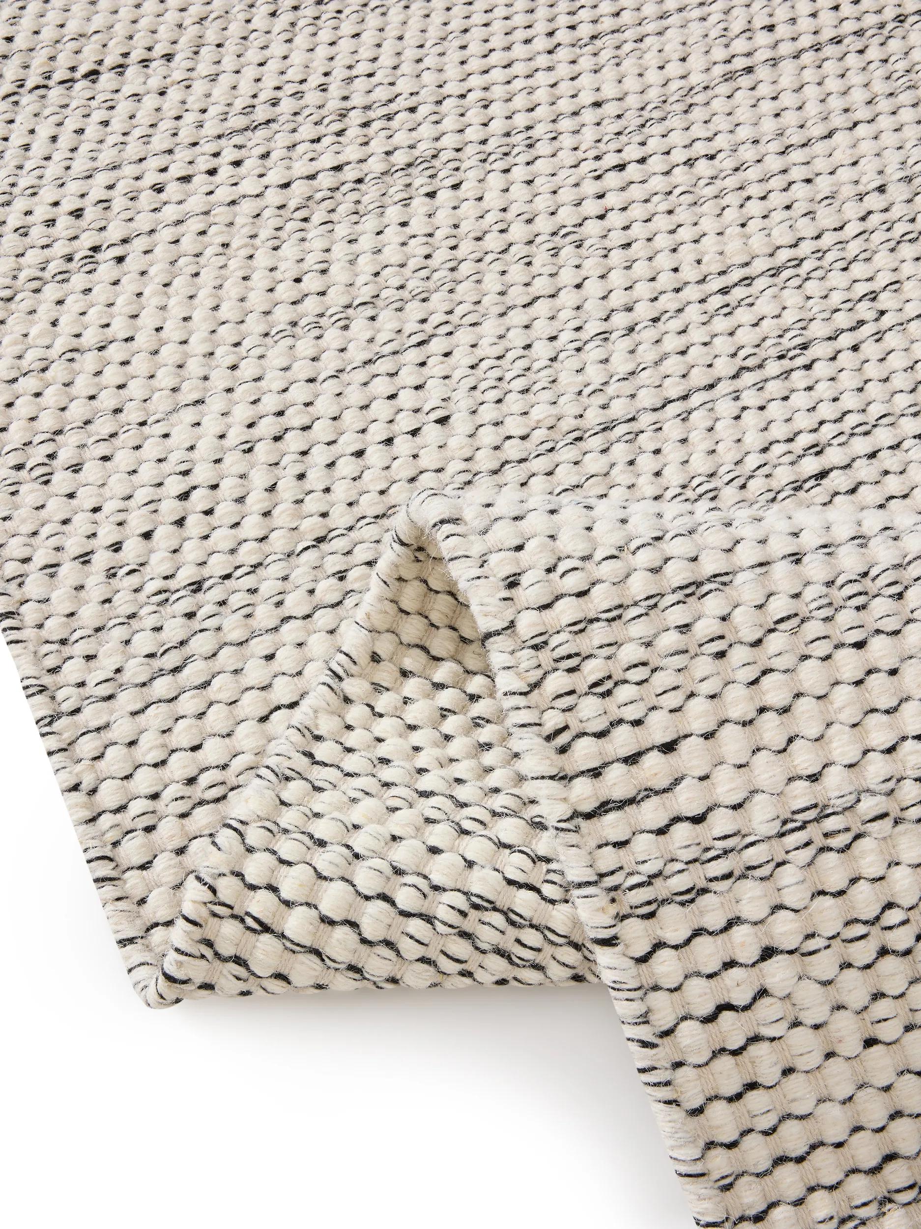 Wool Rug Rocco Beige/Black