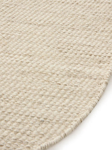 Tapis en laine Rocco crème