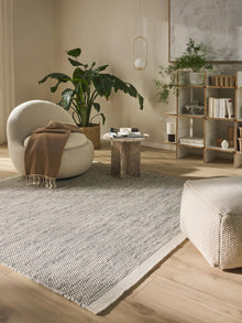 Wool Rug Rocco Beige/Black