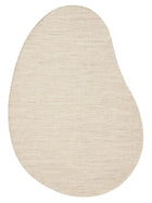 Tapis en laine Rocco crème