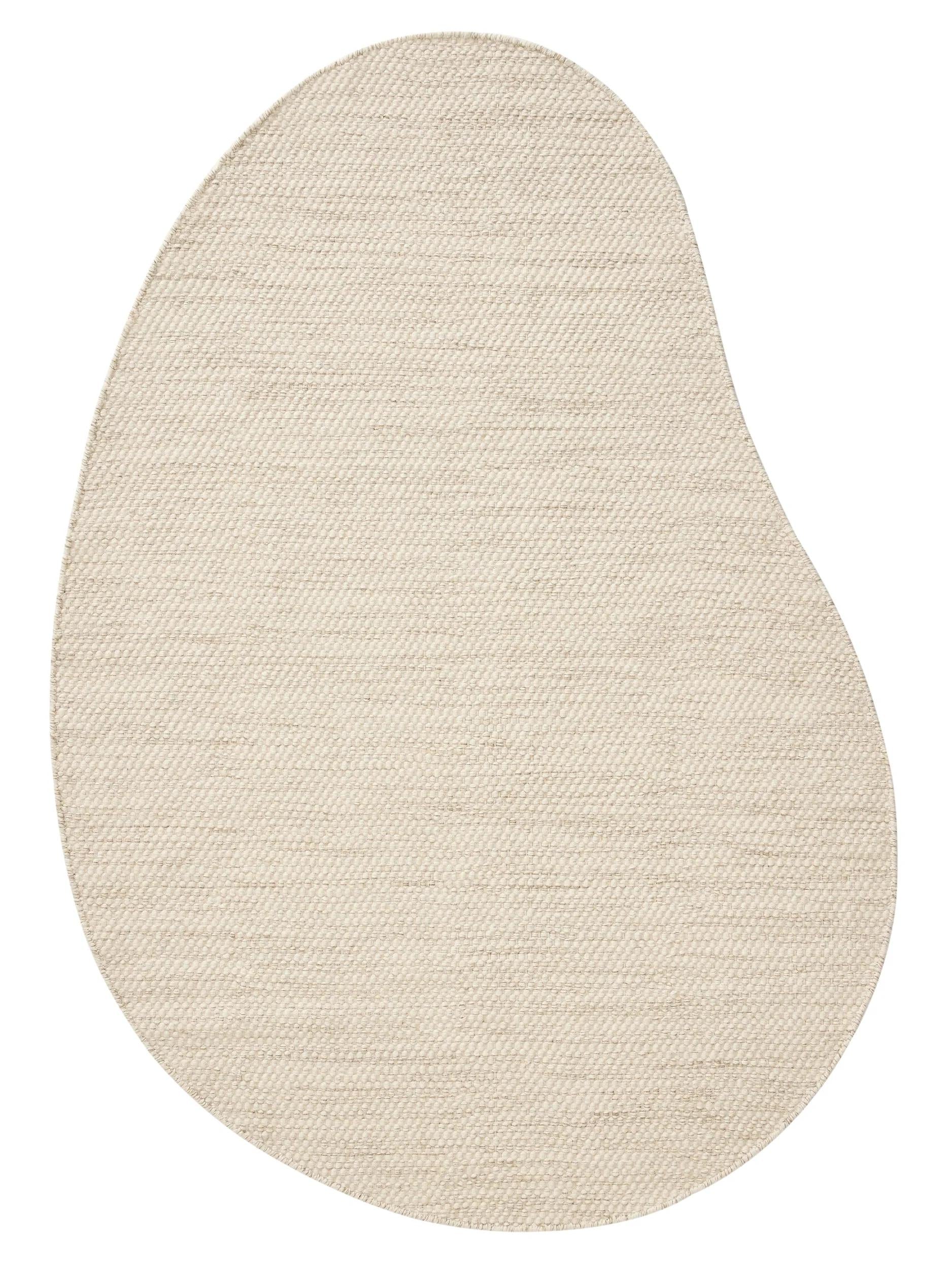 Tapis en laine Rocco crème