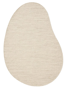 Tapis en laine Rocco crème