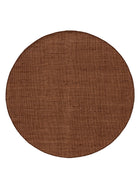 Round Wool Rug Rocco Brown