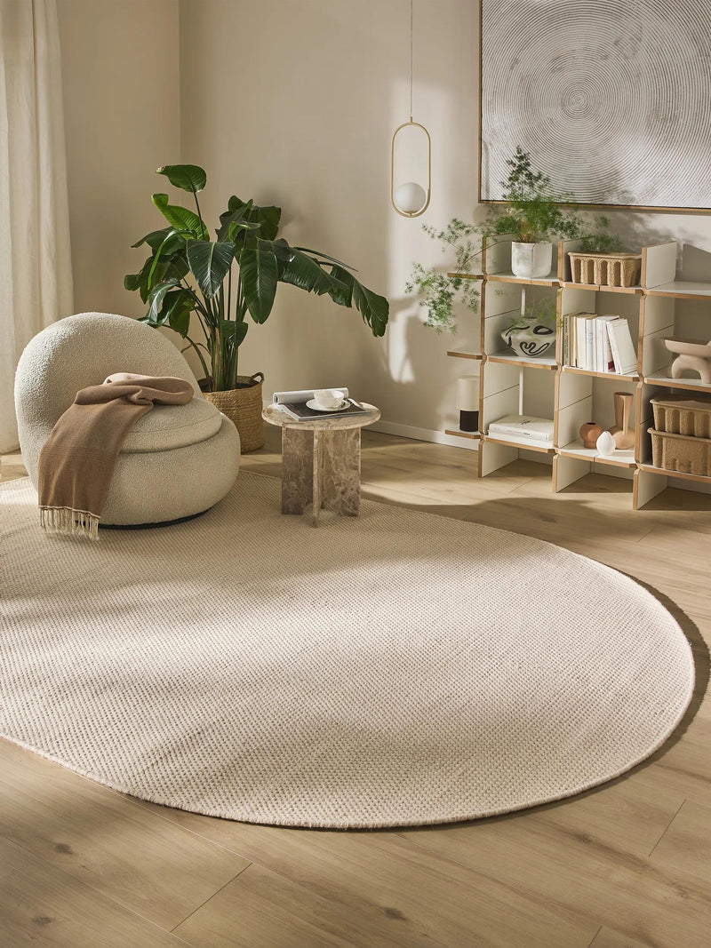 Wool Rug Rocco White