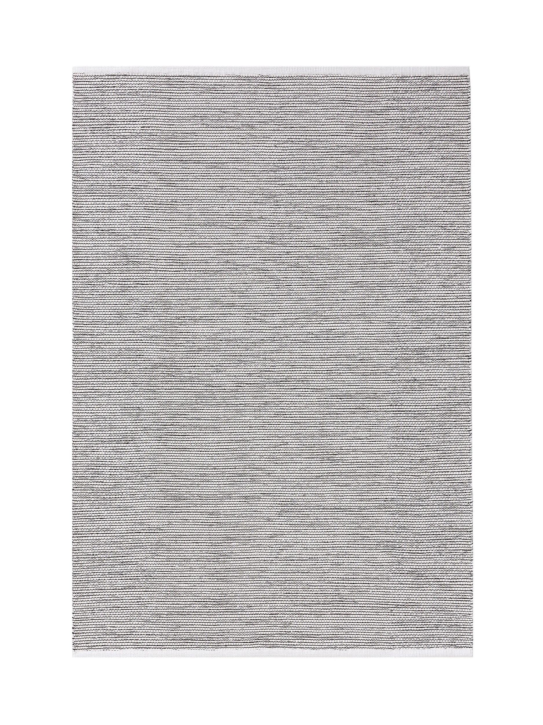 Cotton Rug Ron Beige/Black | benuta B2B