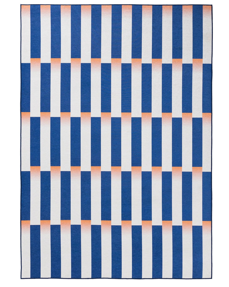 Flat Weave Rug Rory Blue