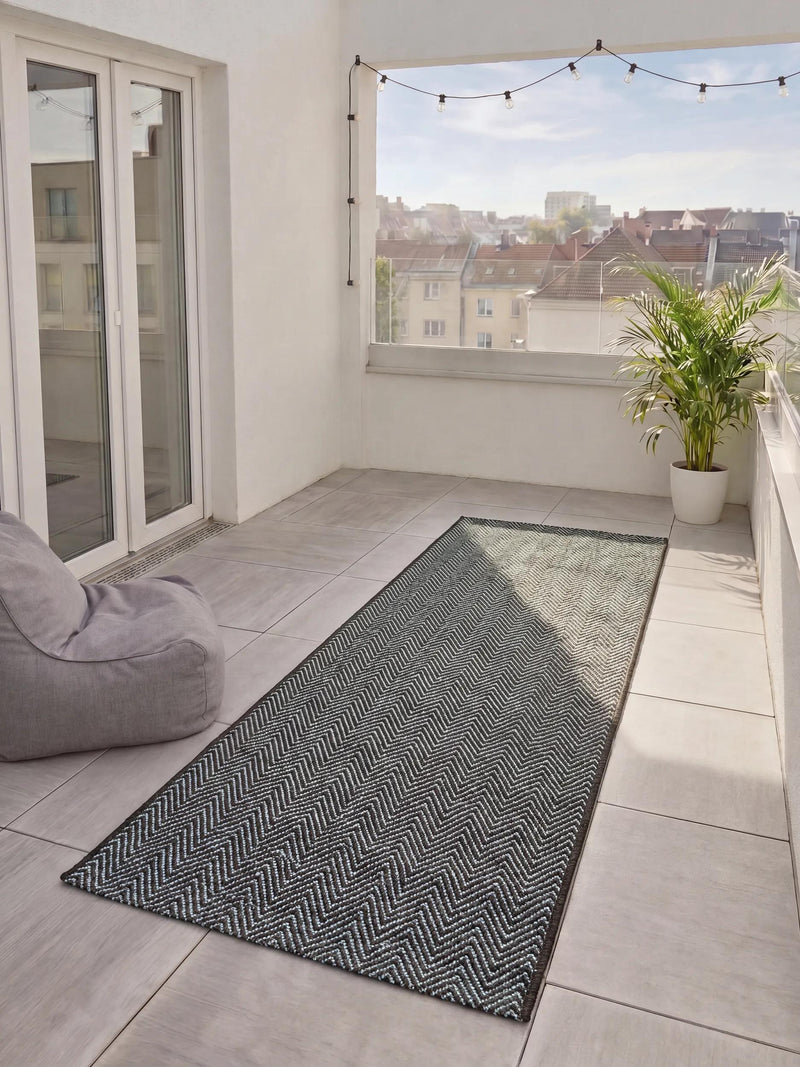 In- & Outdoor Rug Rowan Blue