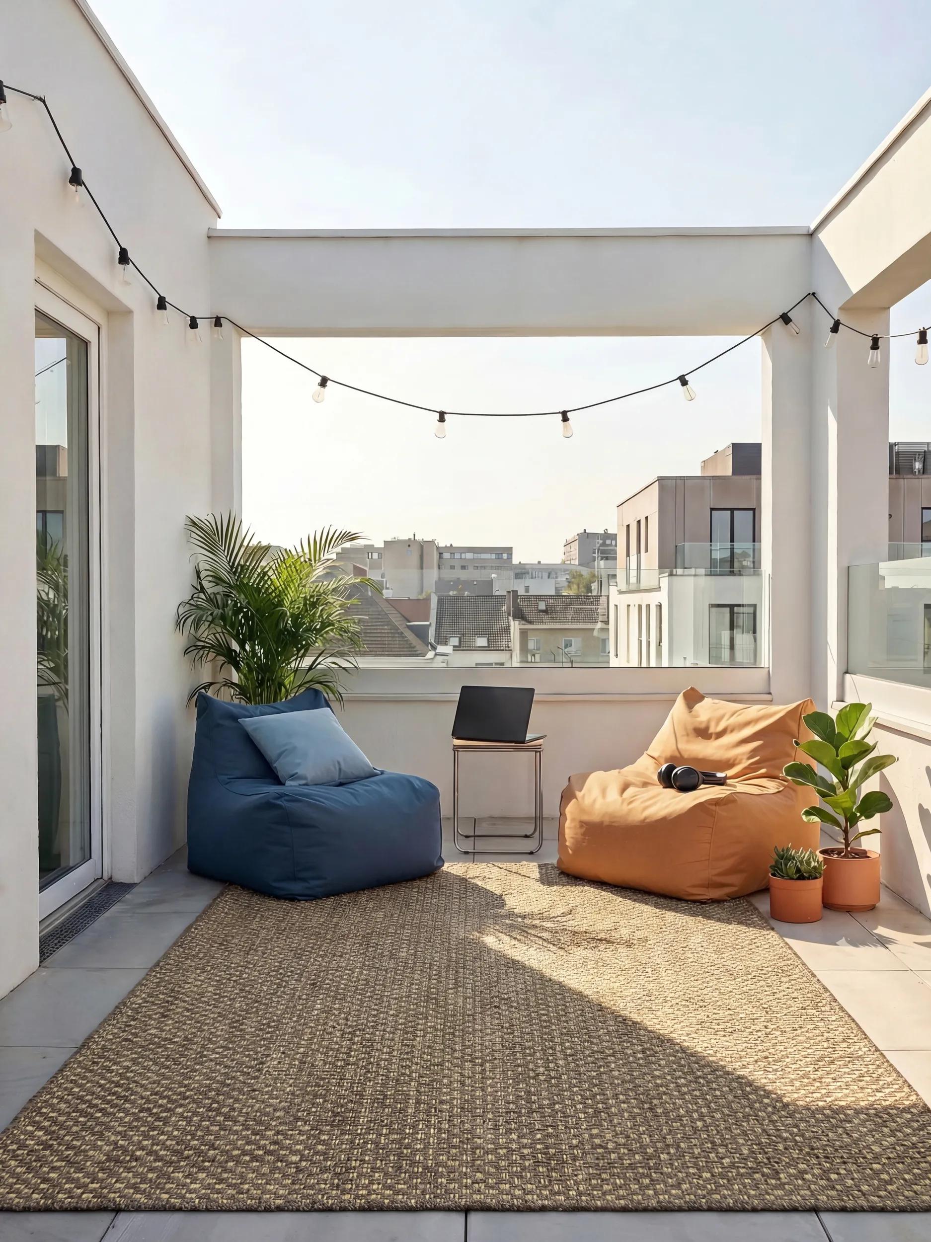 In- & Outdoor Rug Rowan Yellow