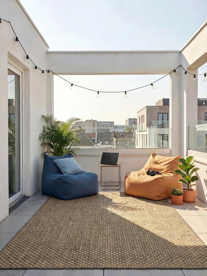 In- & Outdoor Rug Rowan Yellow