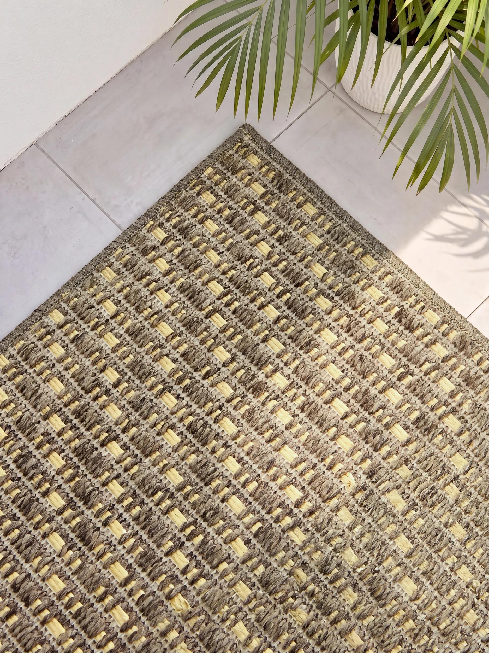 In- & Outdoor Rug Rowan Yellow