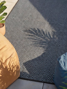 In- & Outdoor Rug Rowan Blue