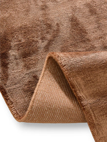 Alfombra de viscosa Rubin Brown