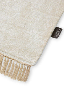 Alfombra de viscosa Rubin crema