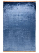 Viscose Rug Rubin Blue