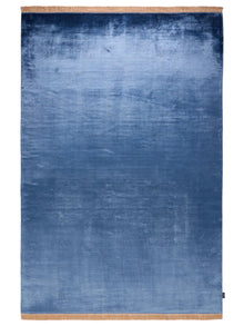 Viscose Rug Rubin Blue