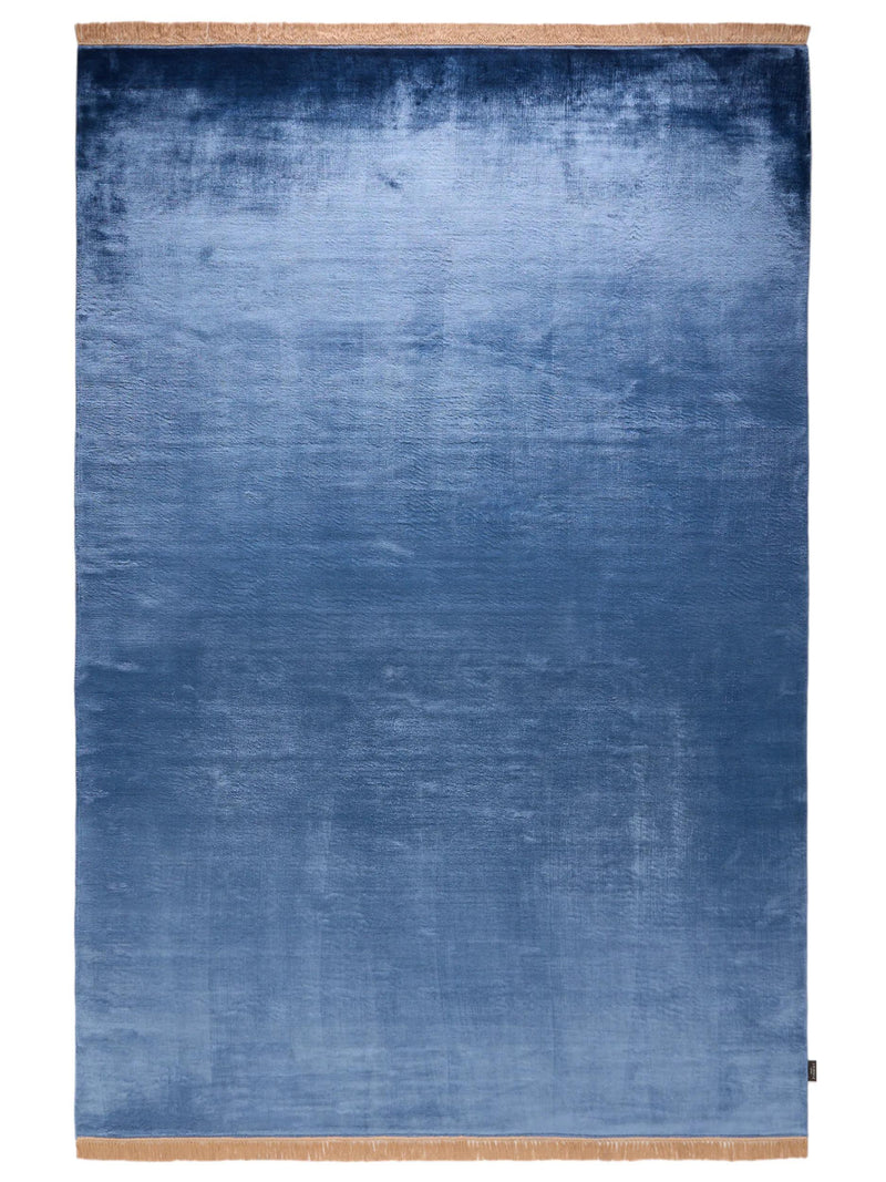Viscose Rug Rubin Blue