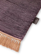Alfombra de viscosa Rubin púrpura